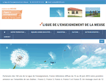 Tablet Screenshot of ligue55.org